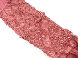 正絹　絞り　帯揚げ